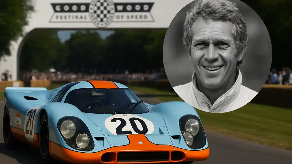 Goodwood Festival velocidade Steve McQueen Racing homenagem