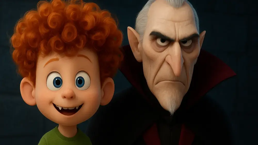 Hotel Transilvânia 2: Dennis, Meio Vampiro, e o Avô Vlad!
