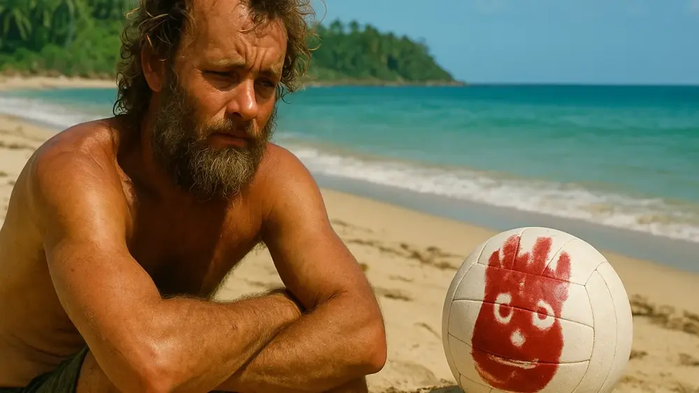 Náufrago Robert Zemeckis Tom Hanks ilha deserta Wilson sobrevivência