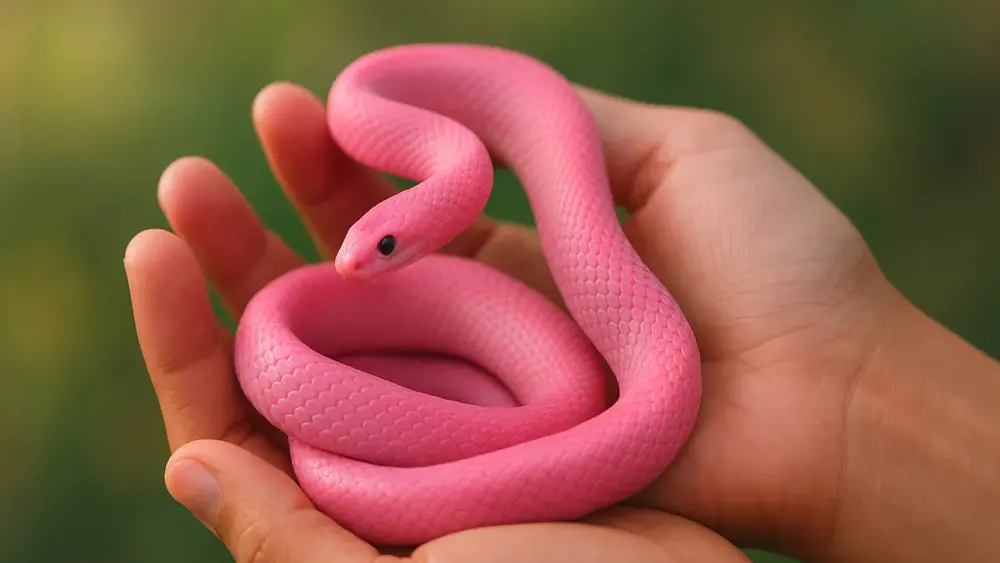 Sonhar com cobra rosa: afeto, cuidado e transformações