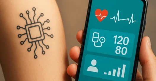 Biotattoos digitais para monitoramento de saúde