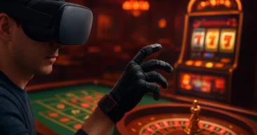 Cassinos VR com ambientes imersivos e feedback tátil