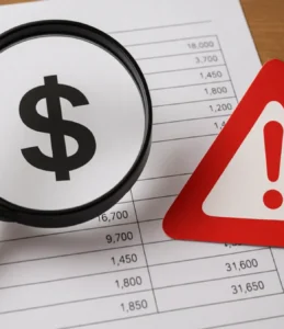 Como descobrir custos extras não incluídos orçamento oficial