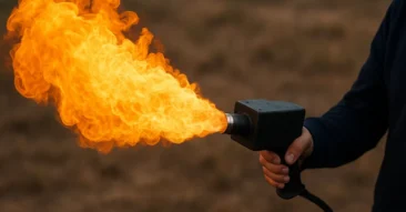 Como produzem efeitos práticos de fogo?