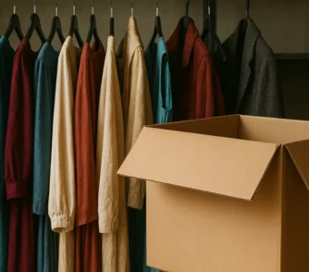 Onde são armazenados figurinos após filmagem?