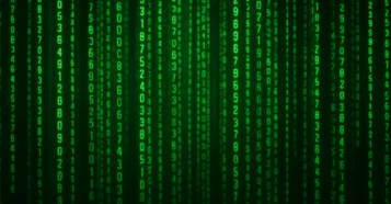 Por que Matrix mostra chuva verde código?