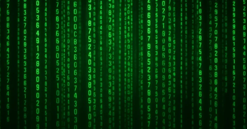 Por que Matrix mostra chuva verde código?