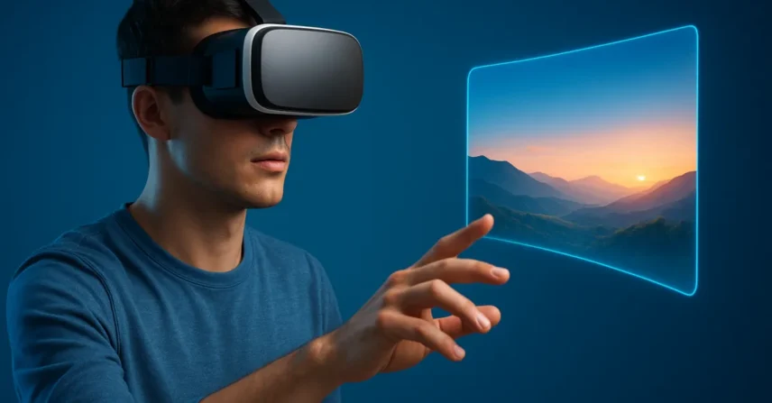 Realidade estendida XR com experiências imersivas