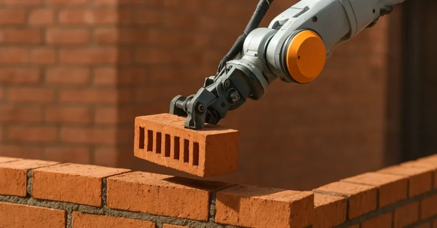 Robôs SAM para assentamento automatizado de tijolos Robôs SAM para assentamento automatizado de tijolos