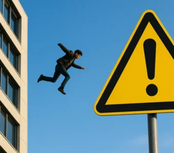 Sonhar com alguém se jogando de um prédio: atenção