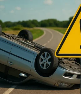 Sonhar com carro capotando: virada brusca e atenção