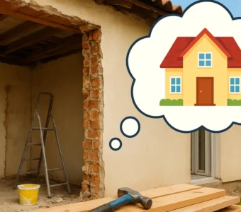 Sonhar com casa em reforma: mudanças internas e renovação