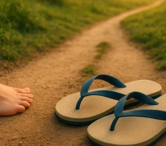 Sonhar com chinelo de outra pessoa: caminhos alheios