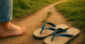 Sonhar com chinelo de outra pessoa: caminhos alheios