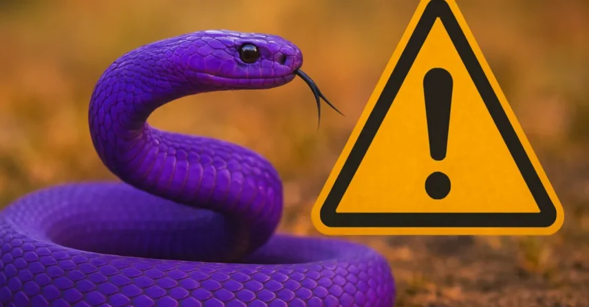 Sonhar com cobra roxa: transformações e alertas internos