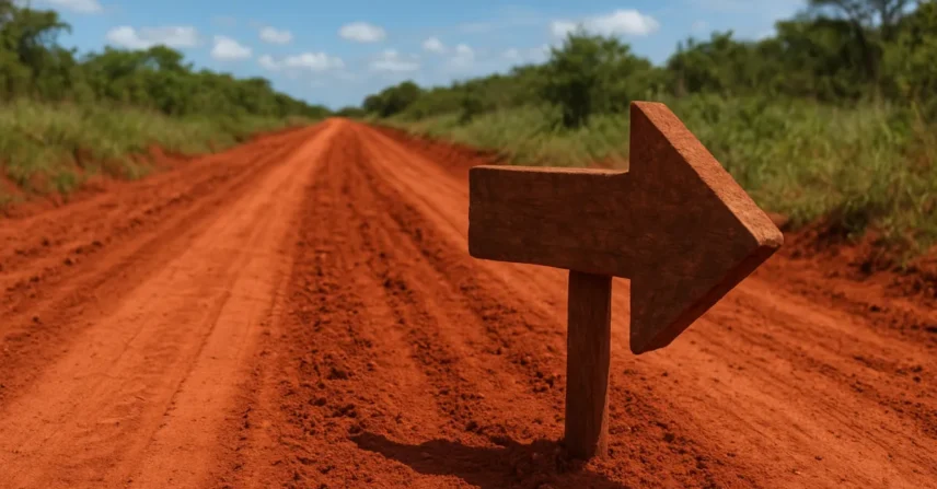Sonhar com estrada de barro vermelho: esforço e rumo