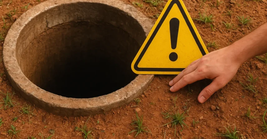 Sonhar com fossa aberta: limpeza emocional e alertas