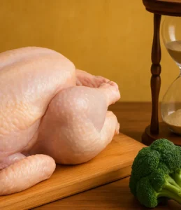 Sonhar com frango cru inteiro: preparo, paciência e saúde
