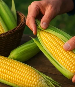 Sonhar com milho verde descascado: colheita e preparo