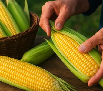 Sonhar com milho verde descascado: colheita e preparo