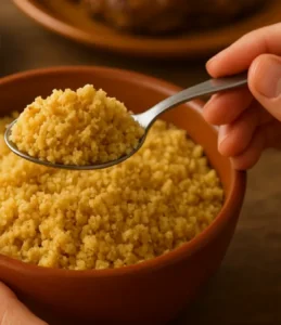 Sonhar comendo farofa: simplicidade, fartura e afeto