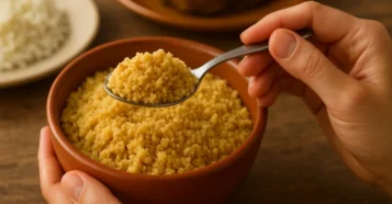 Sonhar comendo farofa: simplicidade, fartura e afeto