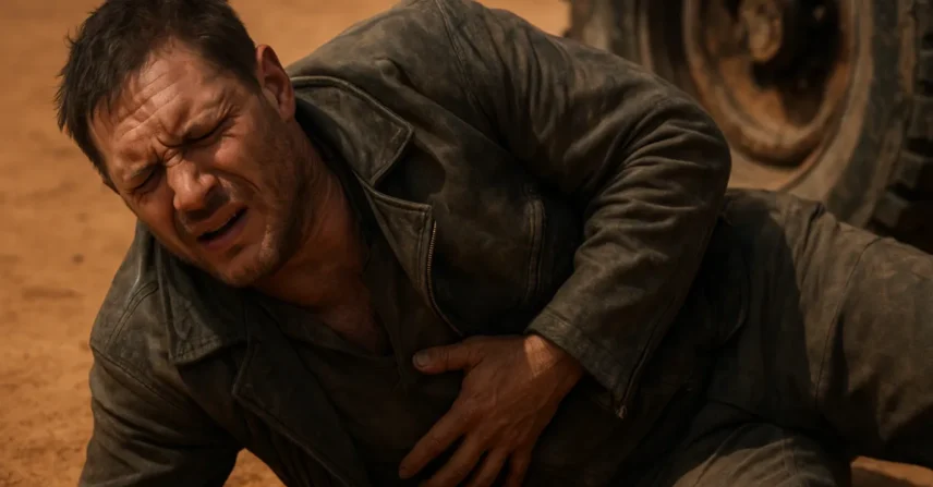 Tom Hardy quebrou costela em Mad Max? Tom Hardy quebrou costela em Mad Max?