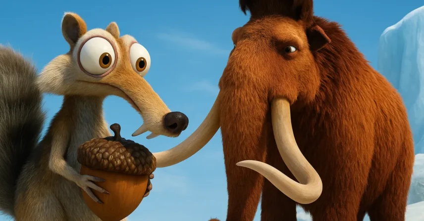 A Era do Gelo: Scrat, a Noz e as Aventuras do Mamute Manny!