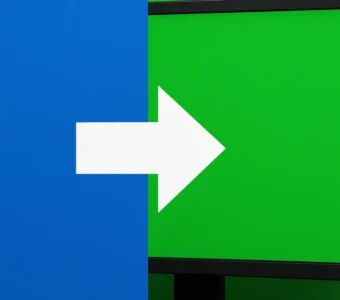 Blue Screen foi substituído por green screen?