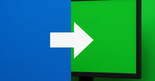 Blue Screen foi substituído por green screen?