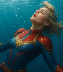 Capitã Marvel: Carol Danvers e sua queda misteriosa no oceano