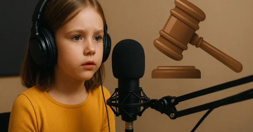 Como dublam crianças sem violar lei?