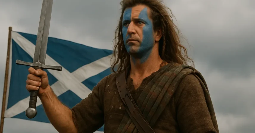 Coração Valente Mel Gibson 1995 Escócia Robert Bruce liberdade