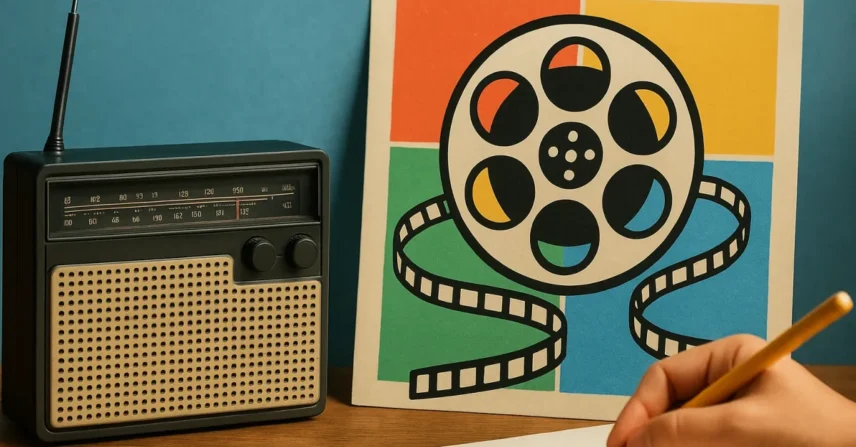 Filmes sobre rádios estudantis e projetos escolares criativos