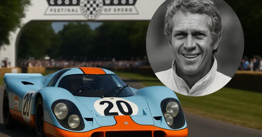 Goodwood Festival velocidade Steve McQueen Racing homenagem