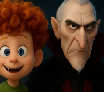 Hotel Transilvânia 2: Dennis, Meio Vampiro, e o Avô Vlad!