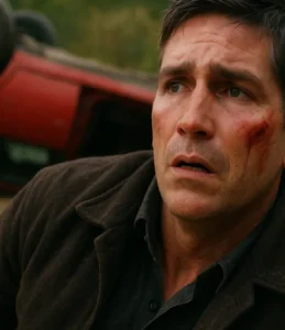 Jim Caviezel sofreu acidente em qual cena?