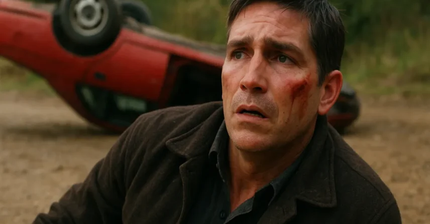 Jim Caviezel sofreu acidente em qual cena?