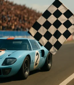 Le Mans ’66: Damon, Shelby e Miles na épica vitória da Ford!