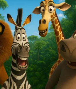 Madagascar: Animais do Zoológico na Selva da DreamWorks