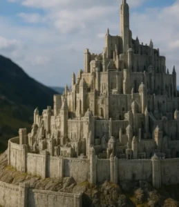 Maquetes gigantes usadas em Senhor dos Anéis