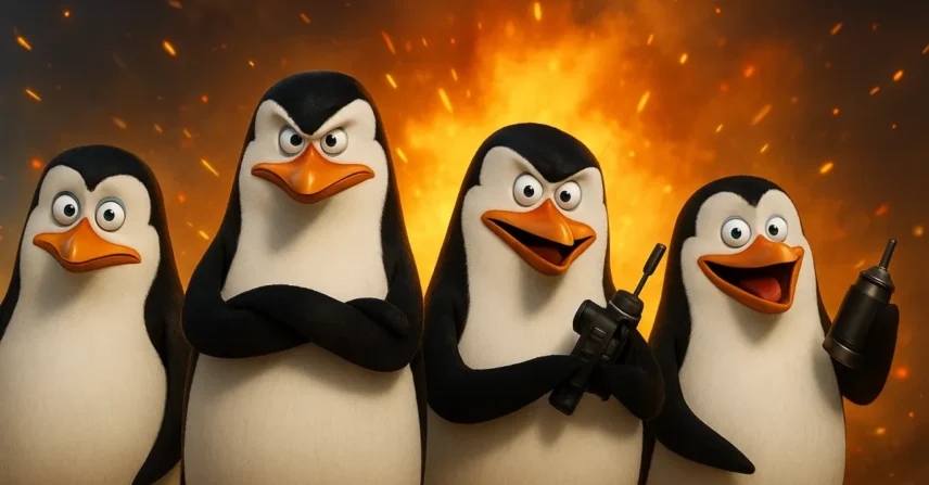 Pinguins de Madagascar: Espionagem, Muita Ação e Humor!