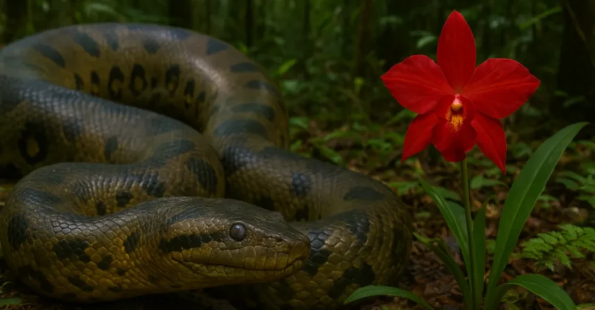 Quando foi gravado Anacondas Hunt Blood Orchid na Amazônia?