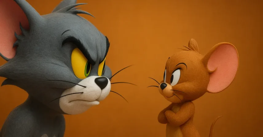 Tom e Jerry: A eterna rivalidade entre gato e rato
