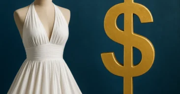 Vestido branco de Marilyn custou quanto?