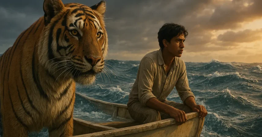 As Aventuras de Pi: Tigre, Mar e a Luta Desesperada Pela Vida!
