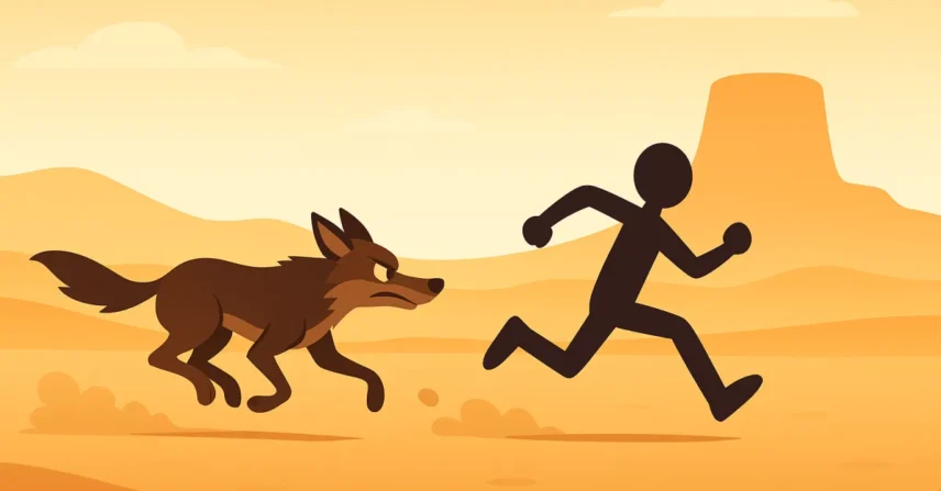 Coiote e Papa-Léguas: A perseguição icônica no deserto da TV!