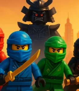 Lego Ninjago: Os Ninjas Protegem a Cidade do Vilão Garmadon!