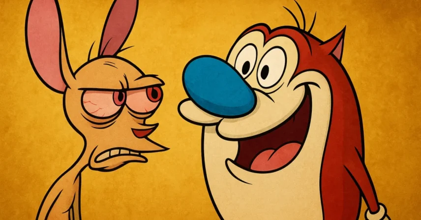Ren & Stimpy (1991): A Animação Polêmica que Chocou a Nick!