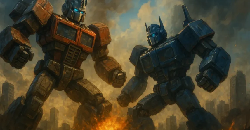Transformers: Robôs gigantes e a batalha que salvou a Terra da destruição!